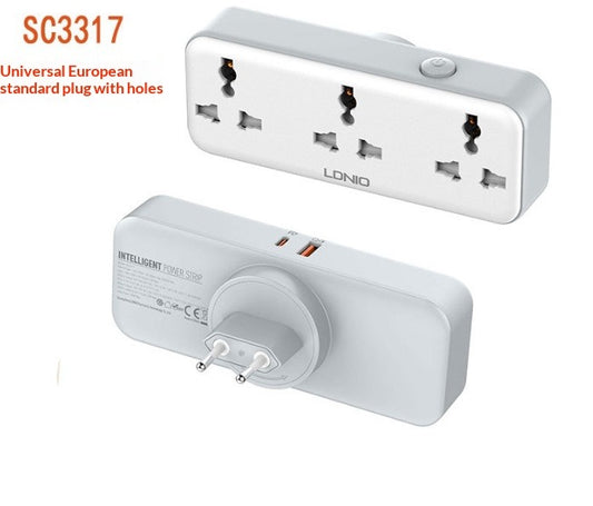 180° Rotating 3-Outlet Power Strip